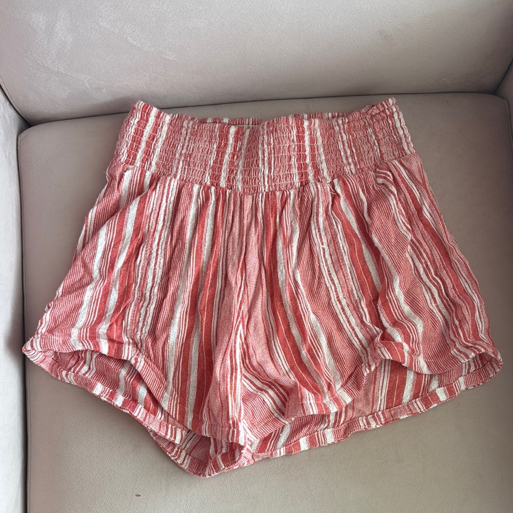 Striped Red Women's Billabong Shorts